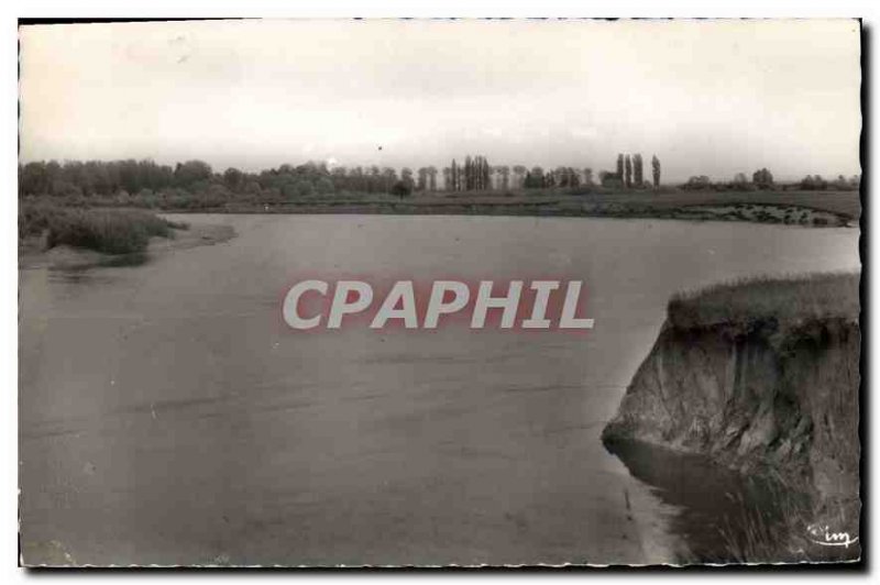 Postcard Old Charette S and L A view of the Doubs