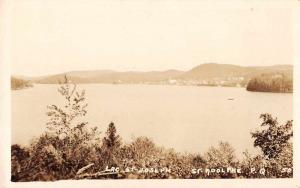 St Adolphe Quebec Canada Lac St Joseph Real Photo Antique Postcard J47657