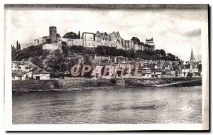 Chinon Old Postcard The castle and Vienna