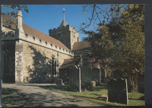 Sussex Postcard - View of The St Mary's Church, Rye   T4547