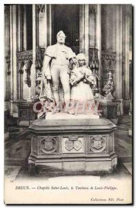 Old Postcard Dreux Chapelle Saint Louis Tomb of Louis Philippe