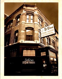 Indianapolis, IN Indiana  ST ELMO STEAK HOUSE Restaurant  4X6 Roadside Postcard