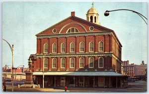 Postcard - Faneuil Hall - Boston, Massachusetts