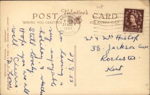 Vintage Postcard Andover HAMPSHIRE Greetings Multi-View