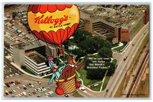 1966 Kellogg Company Cereals Battle Creek Michigan Advertising Vintage Postcard