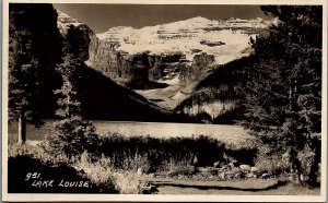 1944 ALBERTA CANADA LAKE LOUISE WWII REAL PHOTO POSTCARD 17-103 