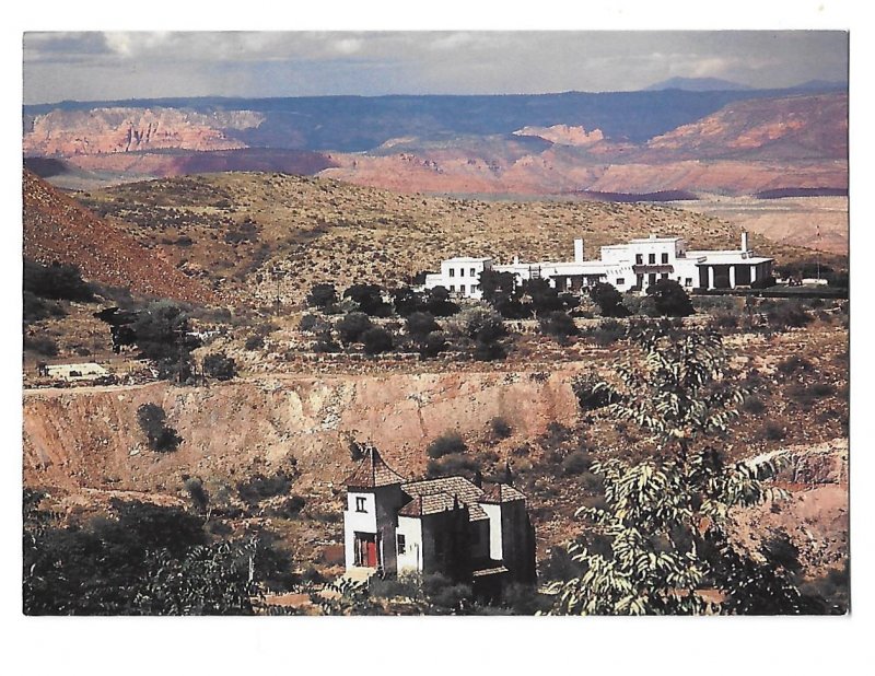 Jerome Arizona Powder Box Church and Douglas Mansion 4 by 6