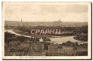 Old Postcard Metz General view taken from St Quentin