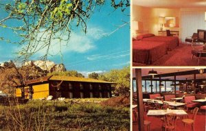 SPRINGDALE, Utah UT    BUMBLEBERRY MOTEL  Room~Coffee Shop  ROADSIDE  Postcard
