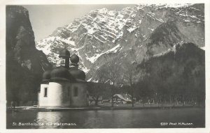 Mountaineering Germany Watzmann St. Bartholoma phot. H. Huber 1930