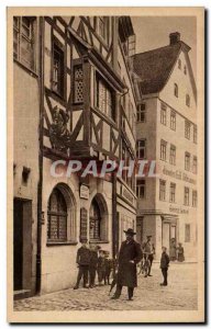 Postcard Old Nurnberg Hans Sachs Haus