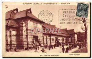 Old Postcard Exposition Coloniale Internationale Paris 1931 Dutch Pavilion