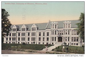 Holden Hall, University of Wooster, WOOSTER, Ohio, PU-1913