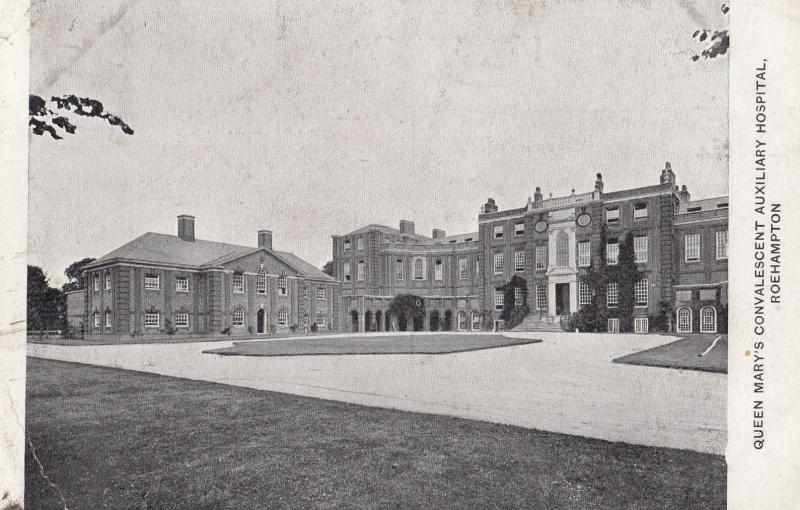 Queen Marys Hospital Romehampton London WW1 1915 Postcard