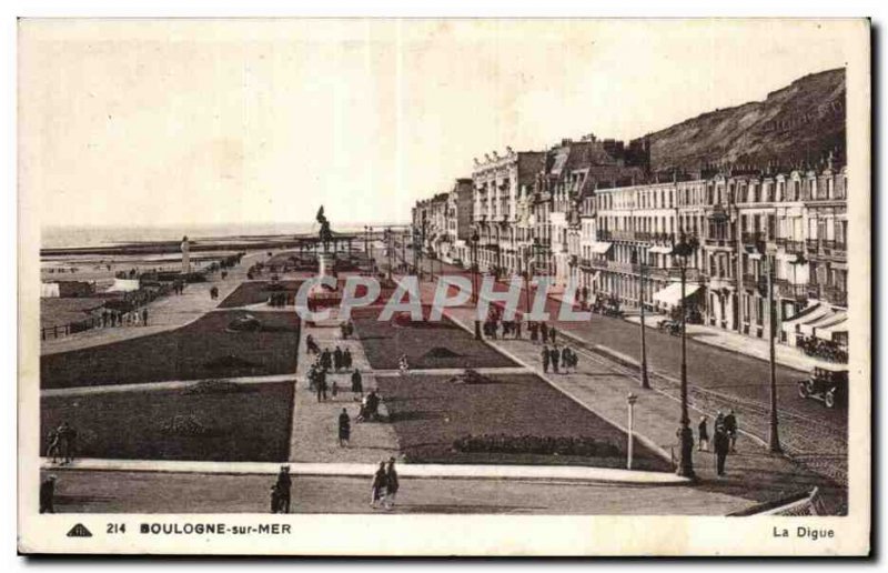 Old Postcard BOULOGNE-SUR-MER - La Digue