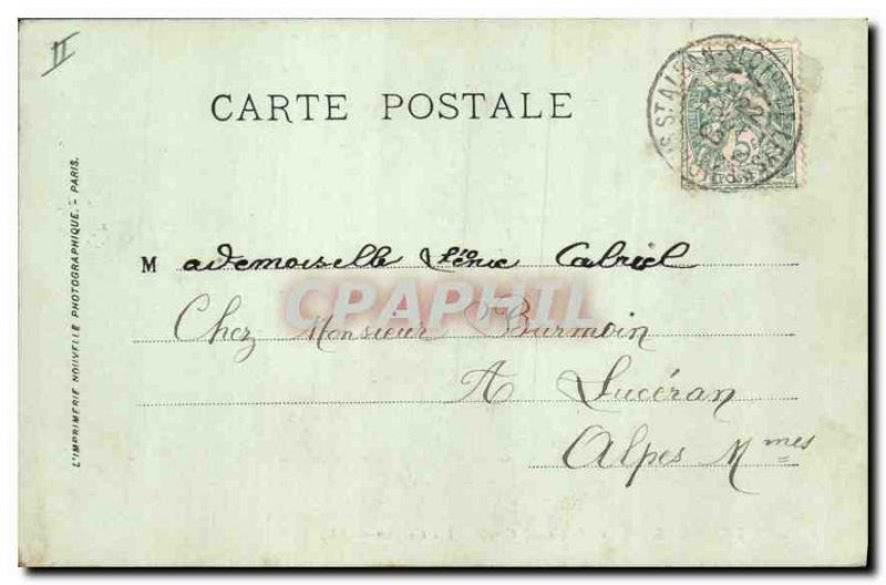 Old Postcard Aix les Bains Grand Circle Park Caves