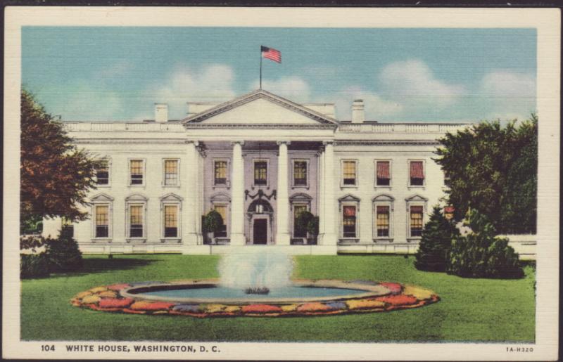 White House,Washington,DC Postcard