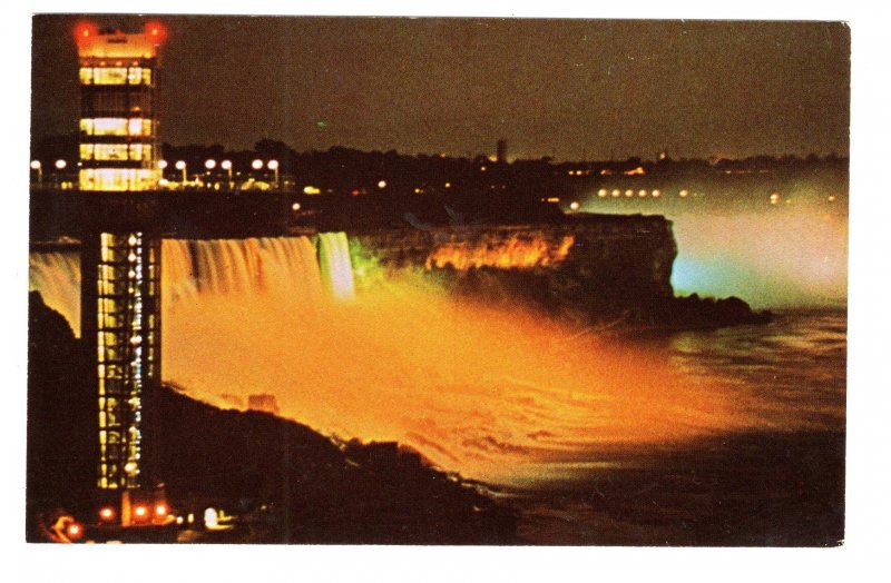 Observation Tower, Niagara Falls, Ontario at Night