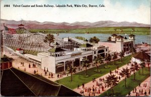 PC Velvet Coaster and Scenic Railway, Lakeside Park, White City, Denver Colorado