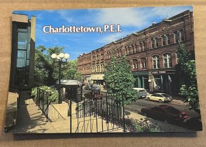 POSTCARD UNUSED - VICTORIA ROW, RICHMOND ST., CHARLOTTETOWN, P.E.I., CANADA