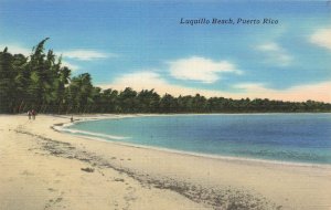 LUQUILLO BEACH PUERTO RICO-BEAUTIFUL VIEW ON ROAD TO FAJARDO~MATIAS POSTCARD