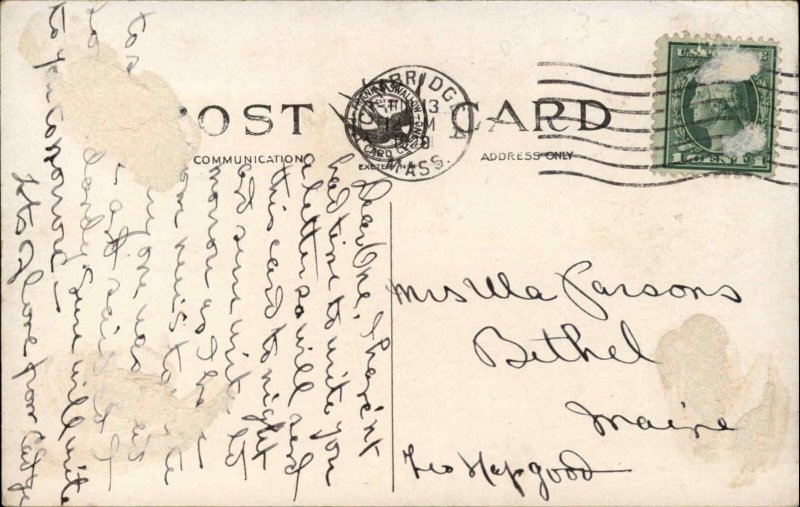 LYNDONVILLE VT Burklyn Hall c1910 Postcard