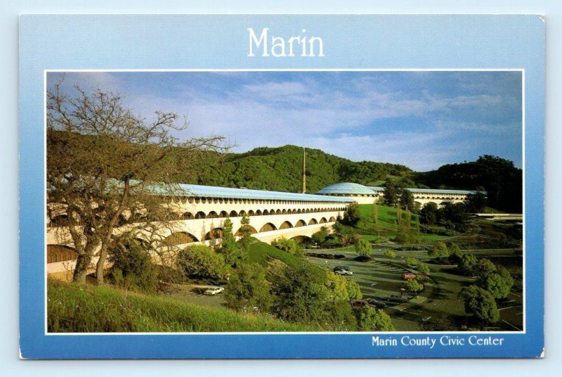 2 Postcards SAN RAFAEL, CA ~ Frank Lloyd Wright MARIN COUNTY CIVIC CENTER 4x6