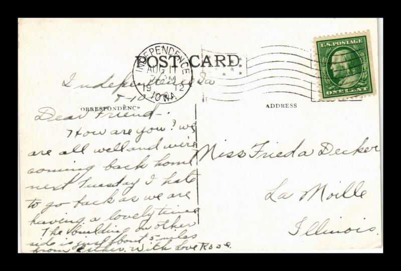 INDEPENDENCE IOWA STATE HOSPITAL MAIN BUILDING