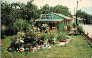Nut Grove Motel Chilliwack BC British Columbia Unused Vintage Postcard D61