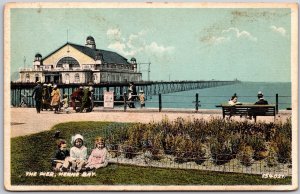 The Pier Herne Bay England Sightseeing Landscaped Ground Ocean View Postcard