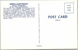 Postcard ARENA SCENE Duluth Minnesota MN AK6870