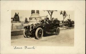 San Francisco CA Group of Men in Old Car Real Photo c1910...