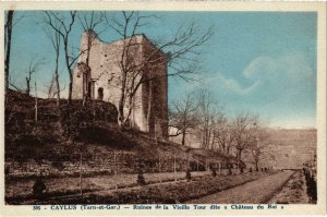 CPA CAYLUS Ruines de la Vieille Tour dite (89758)