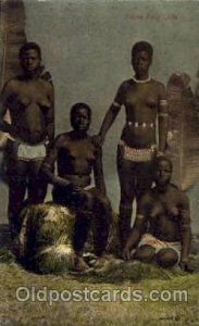 Young Zulu Girls African Nude Unused 