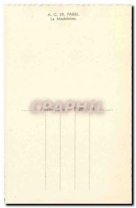 Old Postcard Paris La Madeleine