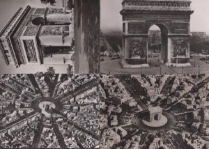 Paris Arc De Triomphe 4x Large Vintage Real Photo Stunning Postcard s