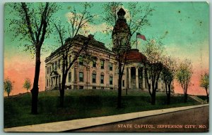 State Capitol Building Jefferson City Missouri MO UNP Unused DB Postcard H2