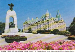 Canada Chateau Laurier and War Memorial Ottawa Ontario