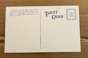 UNUSED LINEN POSTCARD - COURT HOUSE, VERO BEACH, FLORIDA