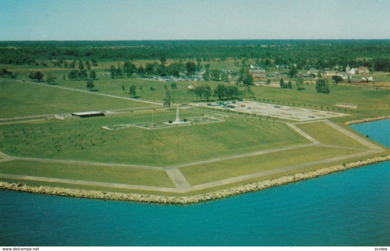 UPPER CANADA VILLAGE, Ontario, Canada, 1940-60s; Aerial View of Chrysler Memo...