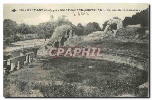 Postcard Old Drevant Cher near Saint Amand Montrond Gallo-Roman ruins