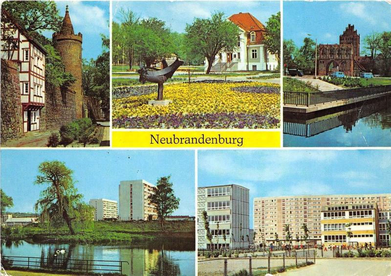 B40436 Wiekhaus und Monchenturm Neubrandenburg  germany