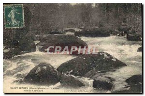 Old Postcard St Junien Haute Vienne La Glane as Chatelard