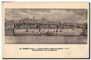 Old Postcard Chinon Old Chinon