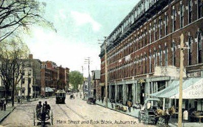 Main St. in Auburn, Maine