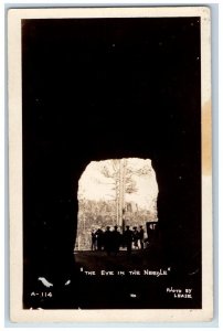 c1920's The Eye In The Needle Custer State Park Lease SD RPPC Unposted Postcard 