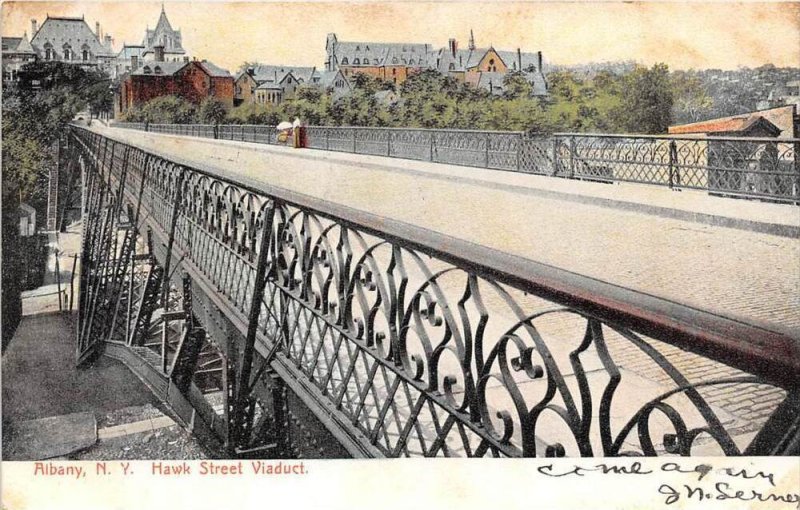 12190  NY Albany 1904   Hawk Street Viaduct Bridge