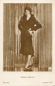 Cinema film star actress postcard, Nancy Carroll