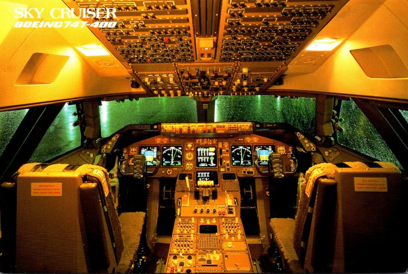 Japan Air Lines Boeing 747-400 Sky Cruiser Cockpit