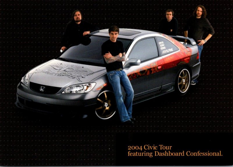 Cars 2004 Honda Civic Tour Featuring Dashboard Confessional